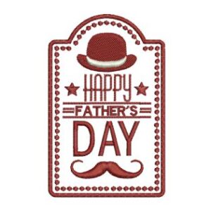 Matriz de bordado Dia dos Pais Happy father's day 0001ddp