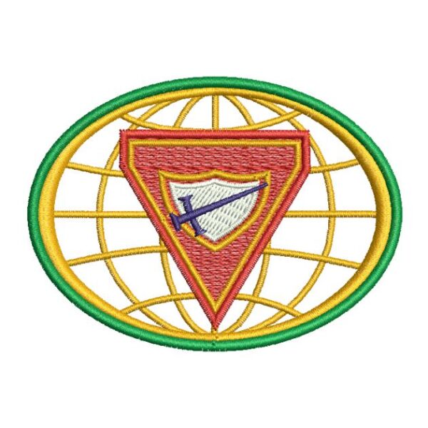 Matriz de bordado Brasão Desbravadores 0001evg