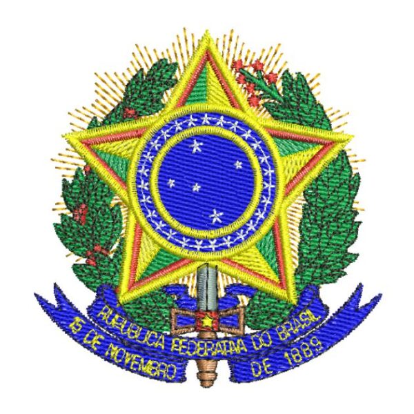 Matriz de bordado República Federativa do Brasil 0002orp