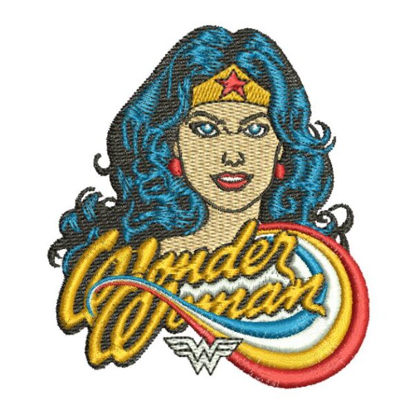 Matriz de bordado Mulher Maravilha 0002sh