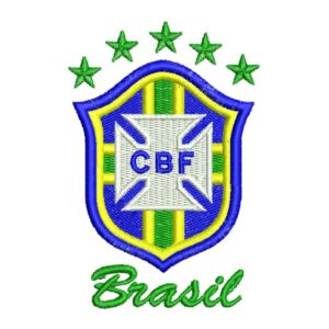 Matriz de bordado CBF Brasão 0003tna
