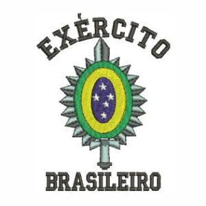 Matriz de bordado Exército Brasileiro 0005mil