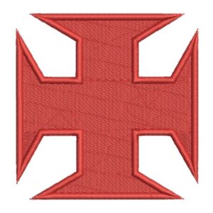Matriz de bordado Cruz de Malta do Vasco da Gama 0005tna