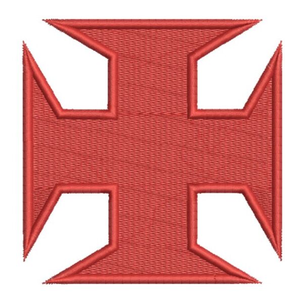 Matriz de bordado Cruz de Malta do Vasco da Gama 0005tna