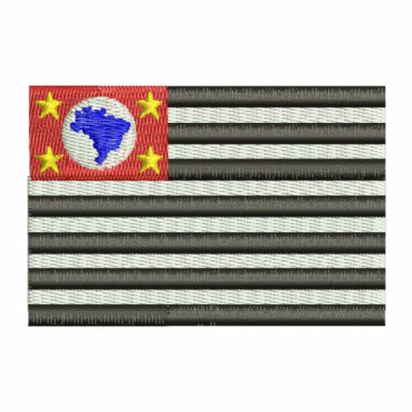 Matriz de bordado Bandeira de São Paulo 0008best