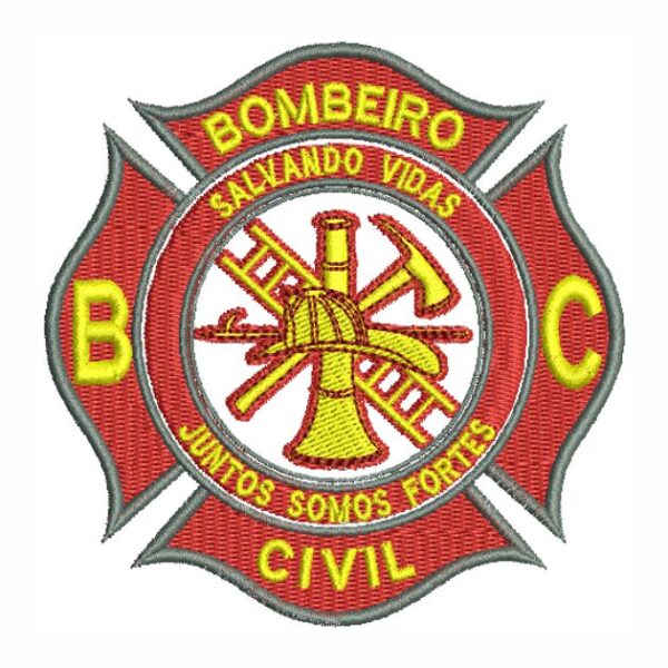 Matriz de bordado Bombeiro Civil 0009mil