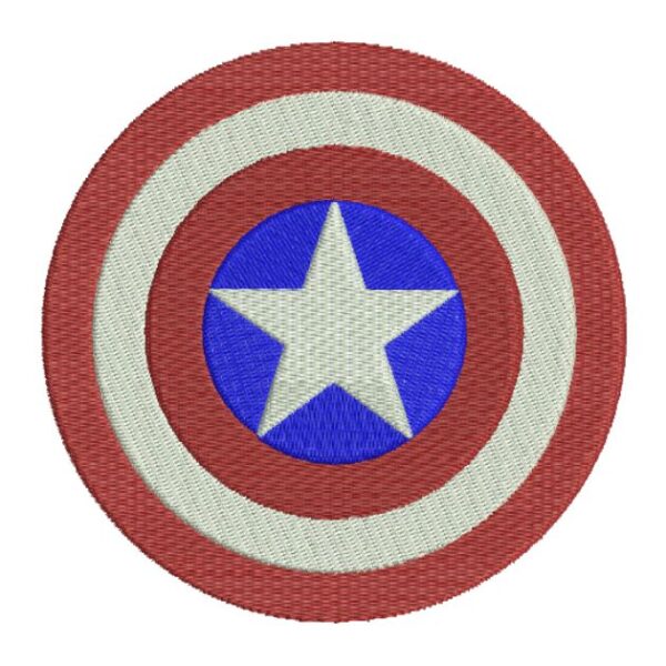 Matriz de bordado Capitão América 0010sh