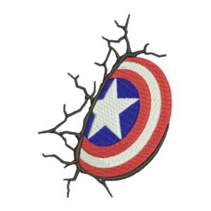 Matriz de bordado Capitão América 0012sh