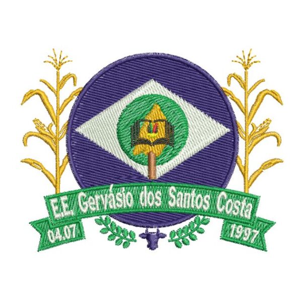Matriz de bordado EE Gervasio dos Santos 0013LUC