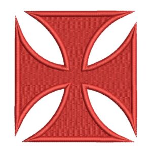 Matriz de bordado Cruz de Malta Vasco da Gama 0015tna