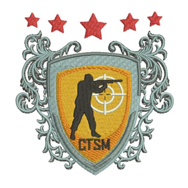 Matriz de bordado Tiro CTSM 0017diver