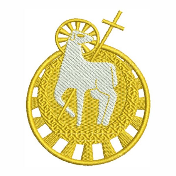 Matriz de bordado Cordeiro de Deus 0019cato
