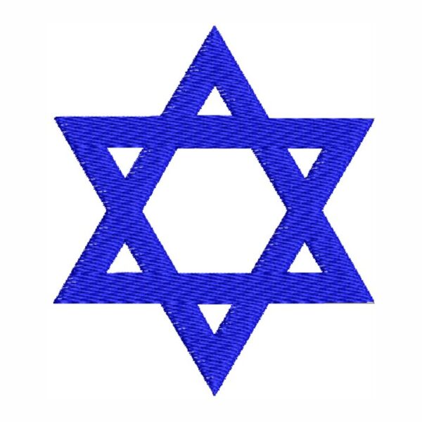 Matriz de bordado Estrela de Israel 0020evg