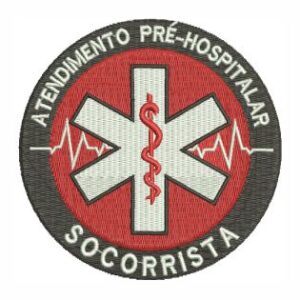 Matriz de bordado Socorrista - Atendimento Pré-Hospitalar 0037curuni
