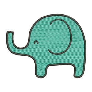 Matriz de bordado Elefantinho Baby elefante bebe 0038int