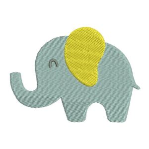 Matriz de bordado Elefantinho elefante 0039int