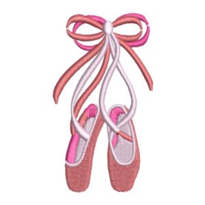 Matriz de bordado Sapato de bailarina 0044int