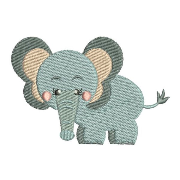 Matriz de bordado Elefantinho olhando elefante 0046int