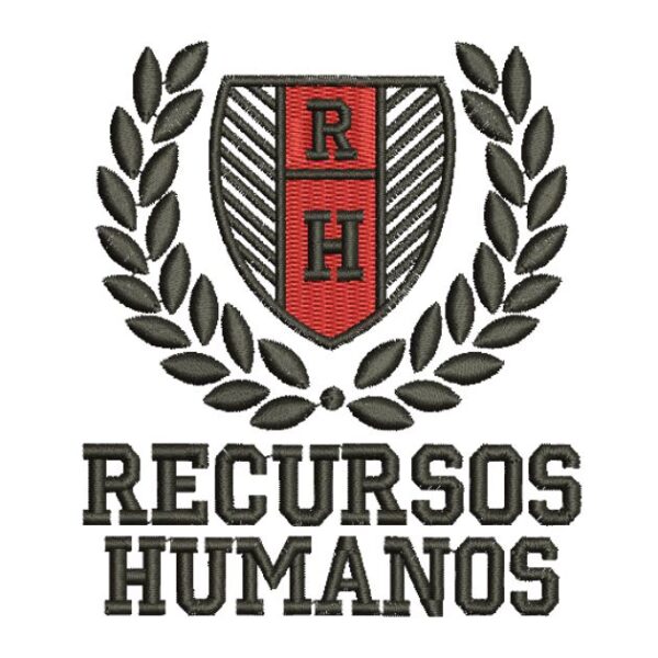 Matriz de bordado Recurso Humanos Brasão 0050curuni