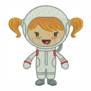Matriz de bordado Menina astronauta 0053int