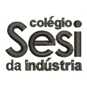 Matriz de bordado Colégio Sesi da Indústria 0054LUC