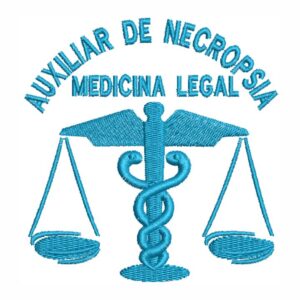 Matriz de bordado Auxiliar de Necropsia 0063curuni