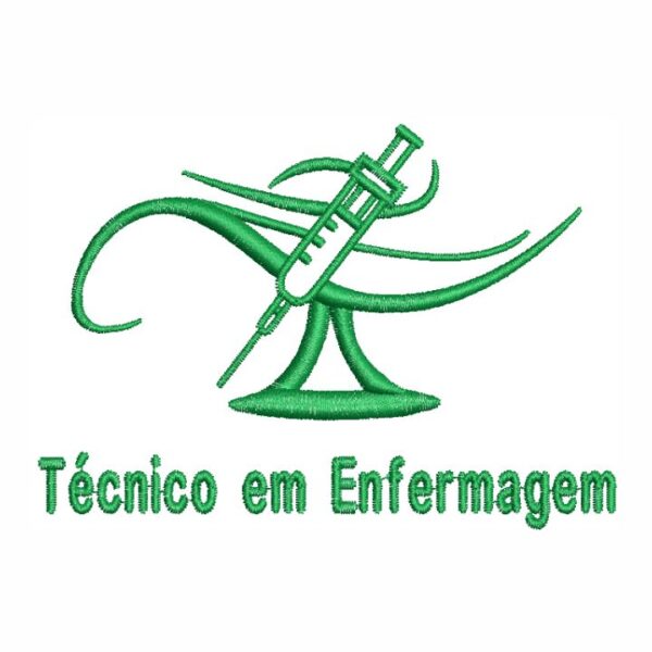 Matriz de bordado Técnico Enfermagem 0065curuni