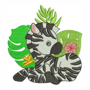 Matriz de bordado Zebra Zebrinha 0085int