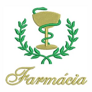 Matriz de bordado Farmácia 0092curuni