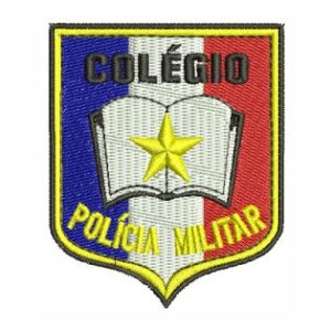 Matriz de bordado Colégio Polícia Manaus 0098LUC