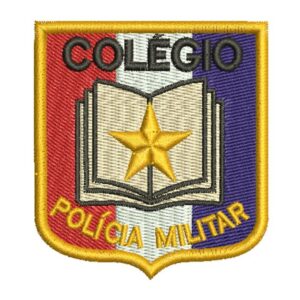Matriz de bordado Colégio Polícia Militar de Manaus 0099LUC
