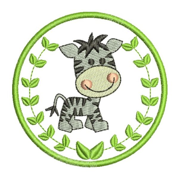 Matriz de bordado Safari zebra zebrinha 0103int