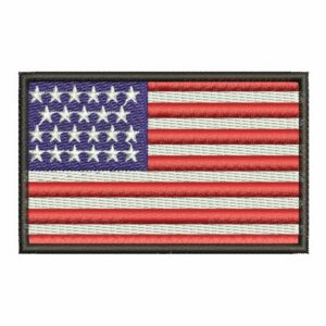Matriz de bordado Bandeira dos Estados Unidos E.U.A. 0009bpa