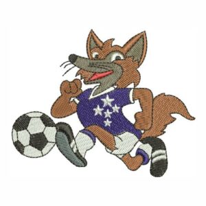 Matriz de bordado Mascote do Cruzeiro - Raposa oficial 0032tna