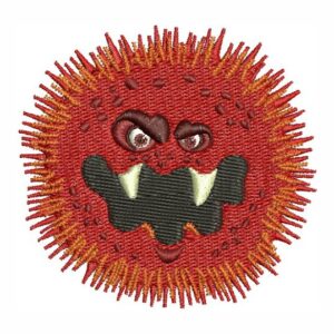 Matriz de bordado Virus verme bacteria 0041diver
