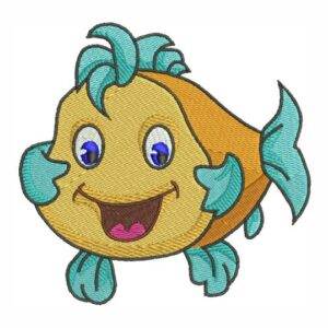 Matriz de bordado peixinho peixe 0156int