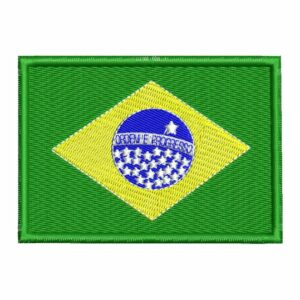 Matriz de bordado Bandeira do Brasil completa 0011bpa