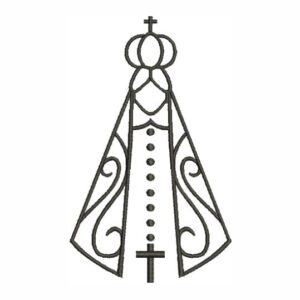 Matriz de bordado Nossa Senhora Aparecida 0041cato