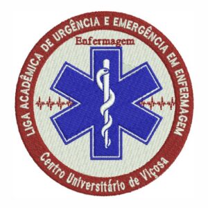 Matriz de bordado Liga Acadêmica de Urgência e Emergência em Enfermagem Centro Universitário Viçosa 0167curuni