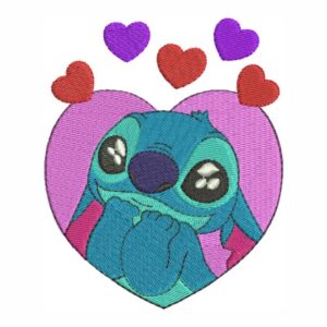 Matriz de Bordado Stitch Lilo Amor Lindo 0174int